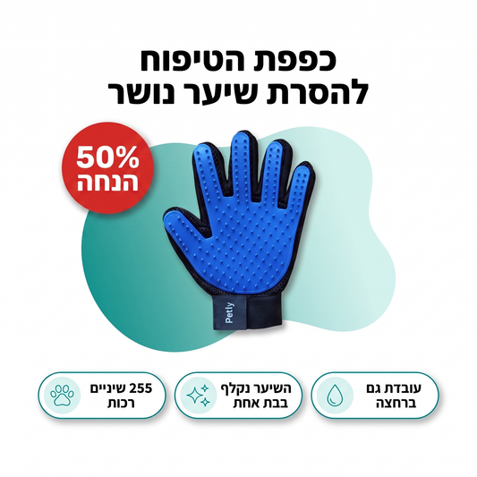 כפפת טיפוח Petly — 50% הנחה